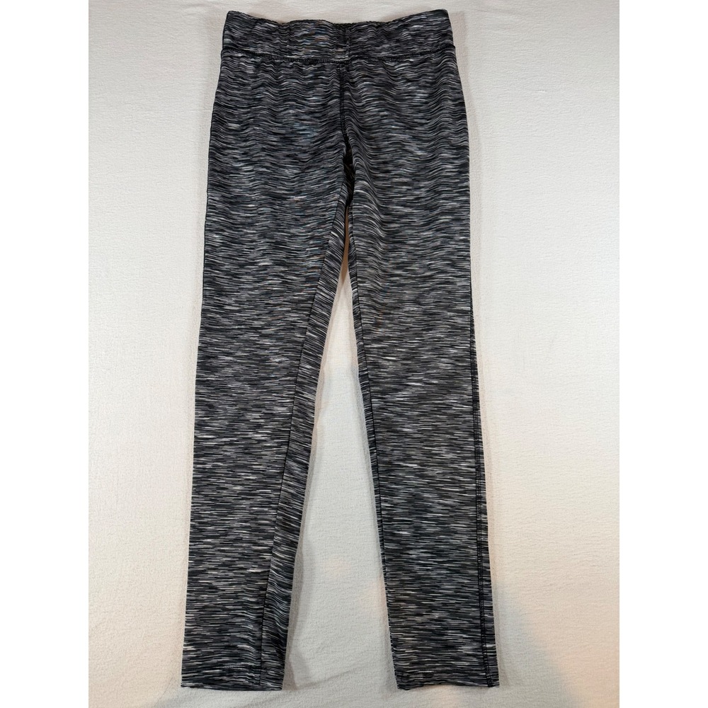 Beverly Hills Polo Club Womens Space Dye Leggings Black White Size Medium